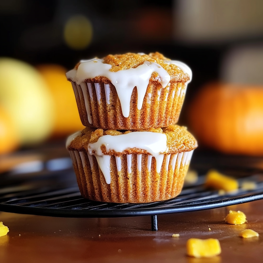 Recipe preparation for Flourless Pumpkin Muffins