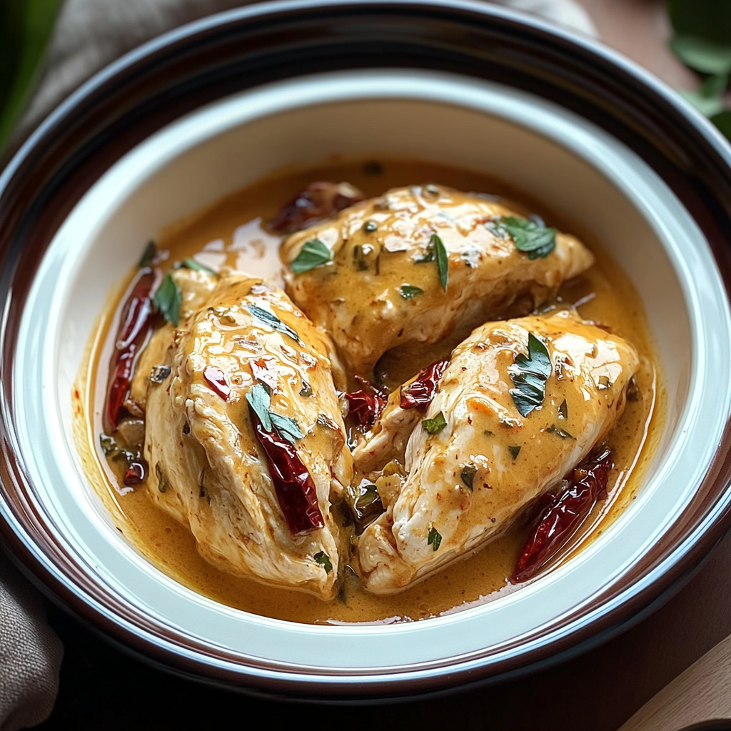 Recipe preparation for Crockpot Marry Me Chicken