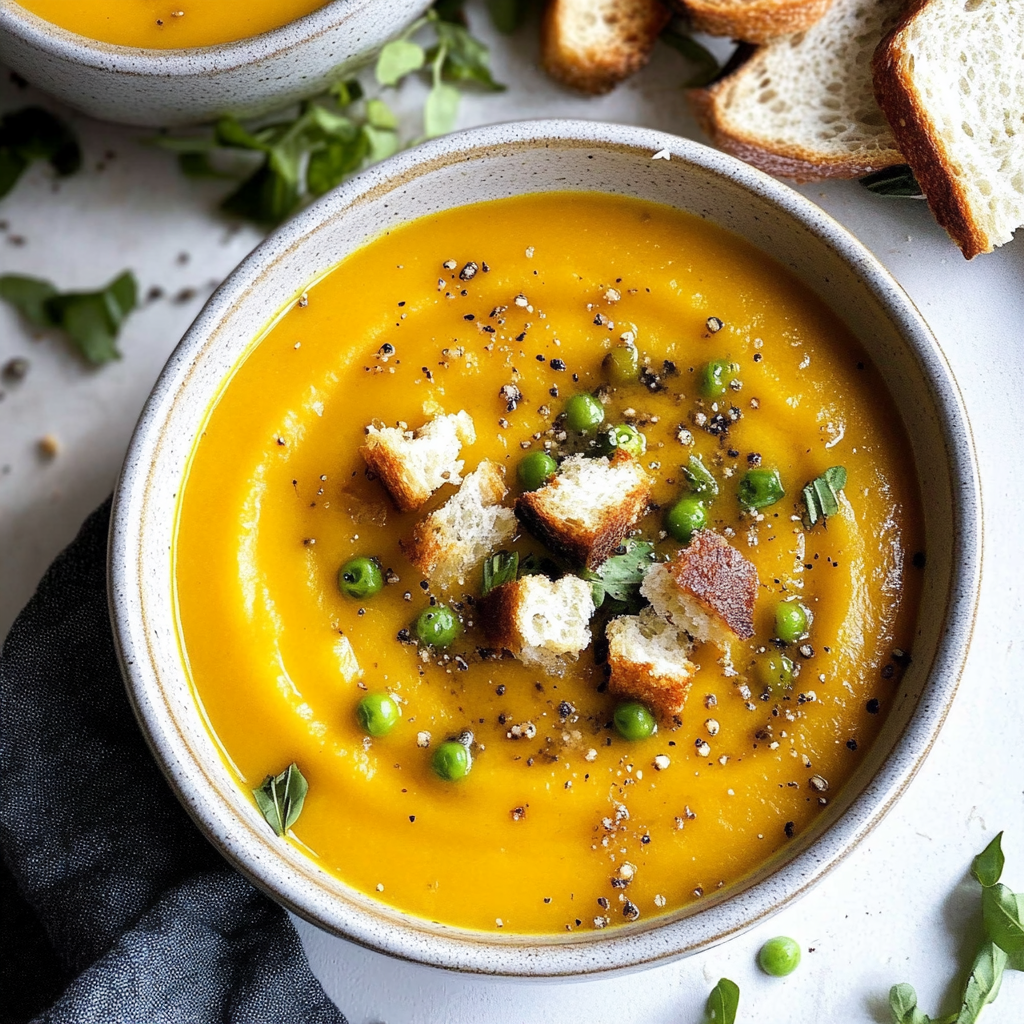 Recipe preparation for Butternut Squash Soup