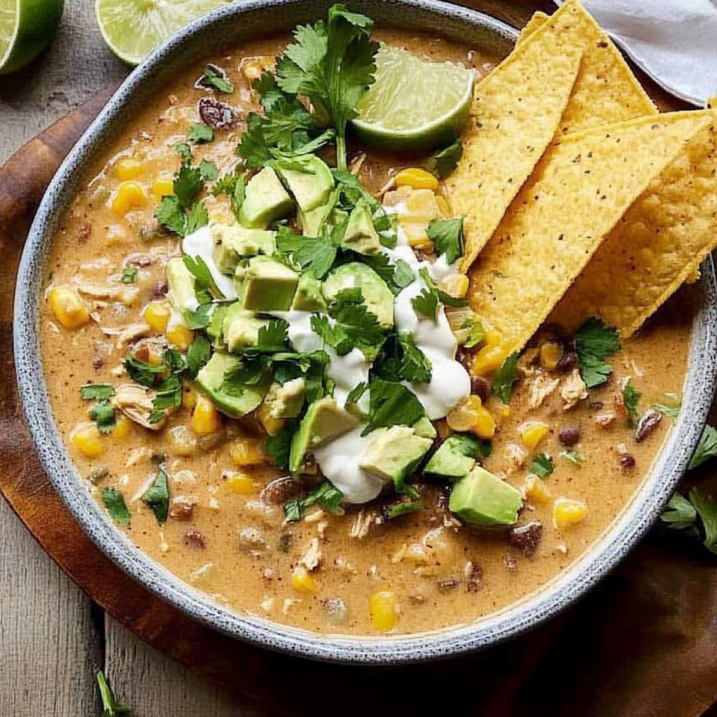Recipe preparation for Crockpot Cream Cheese Chicken Chili