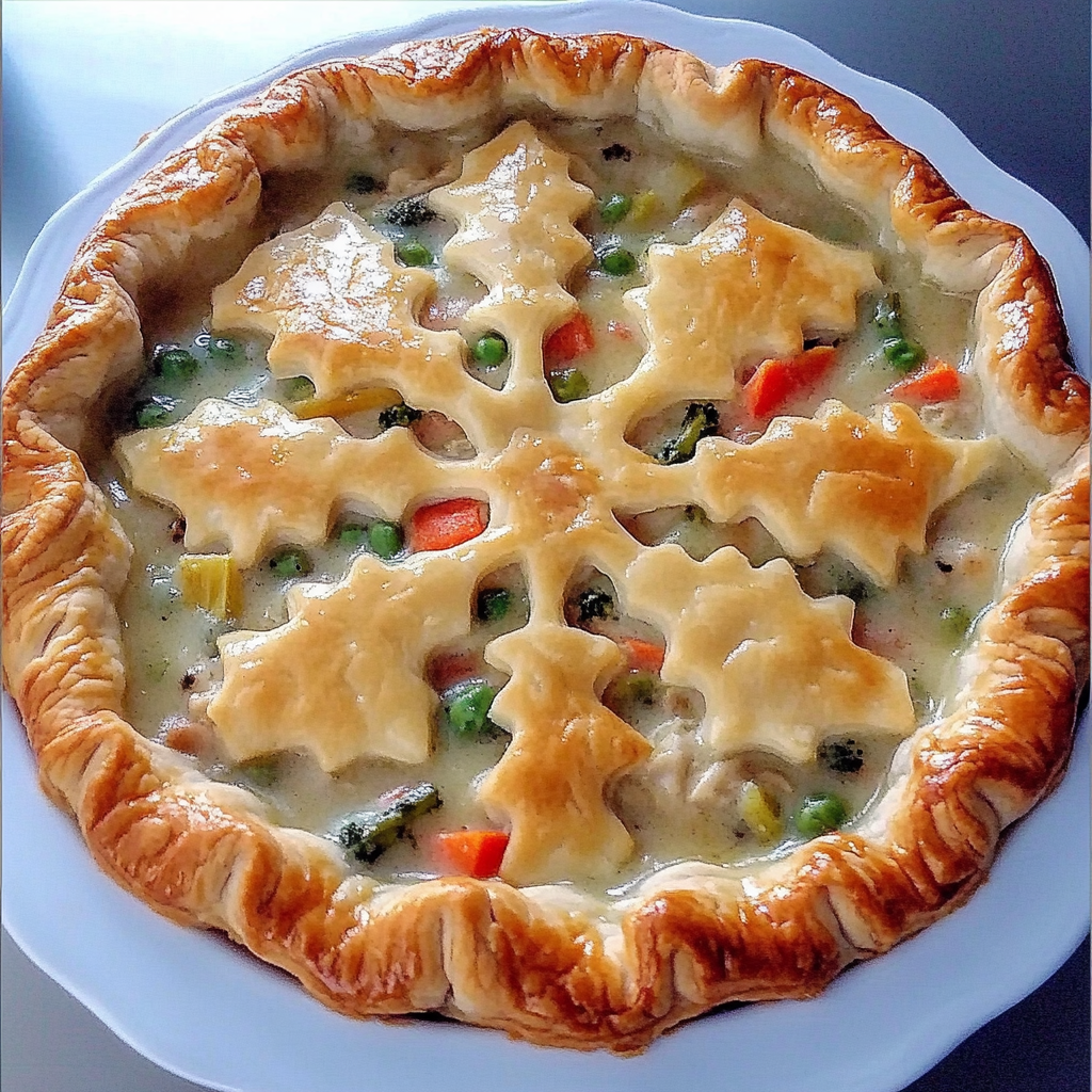 Recipe preparation for Hearty Chicken Pot Pie