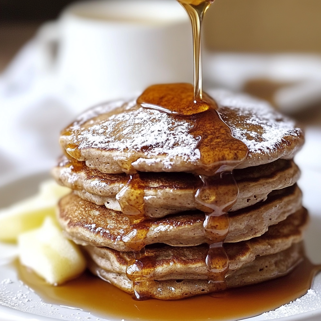 Recipe preparation for Gingerbread Pancakes Recipe