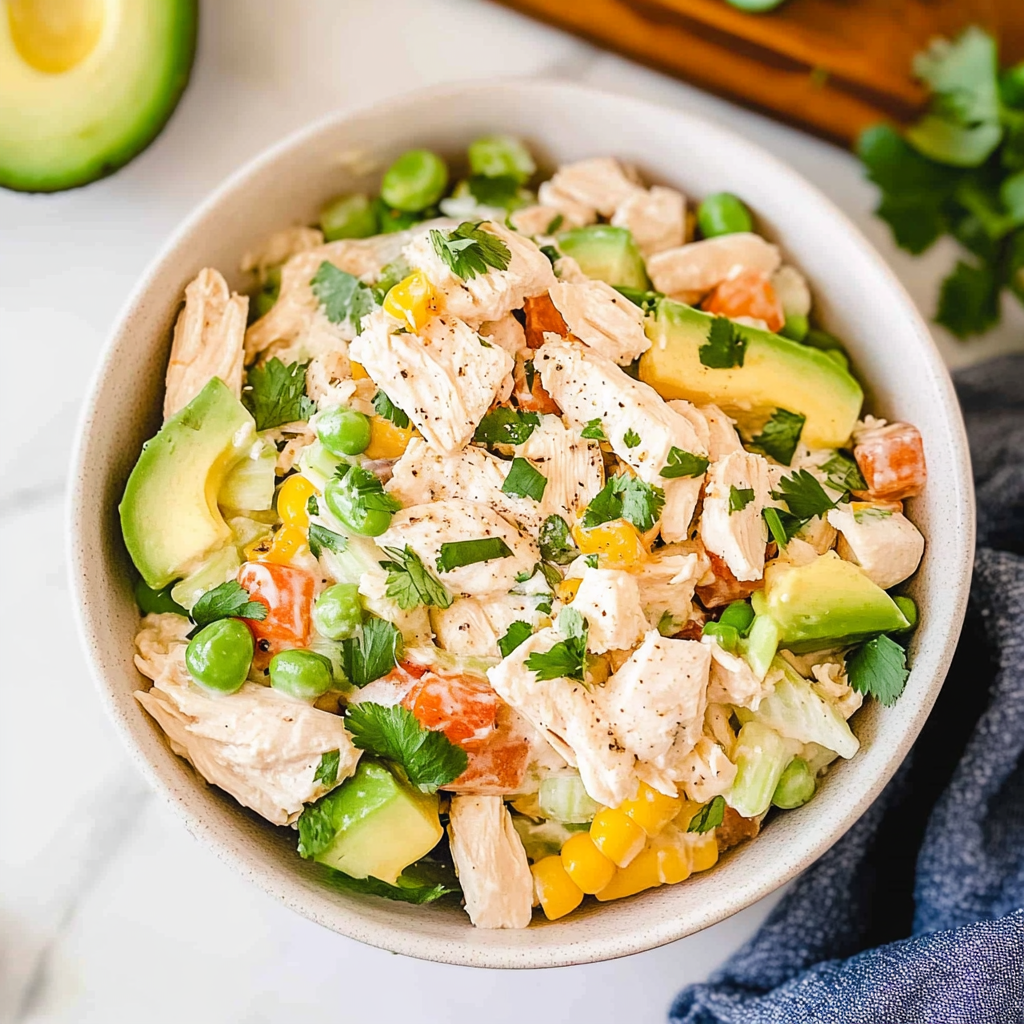 Recipe preparation for Mexican Chicken Salad