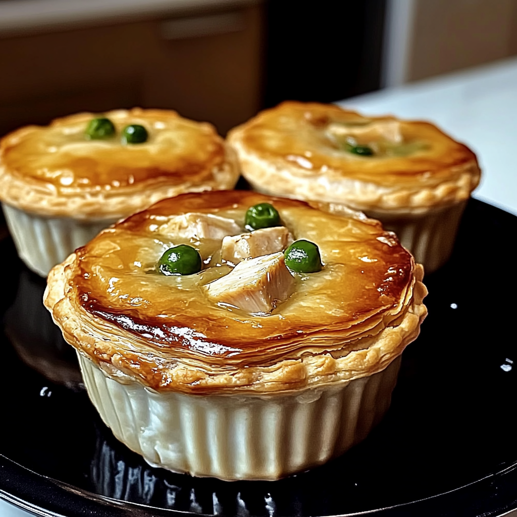 Recipe preparation for Mini Chicken Pot Pies