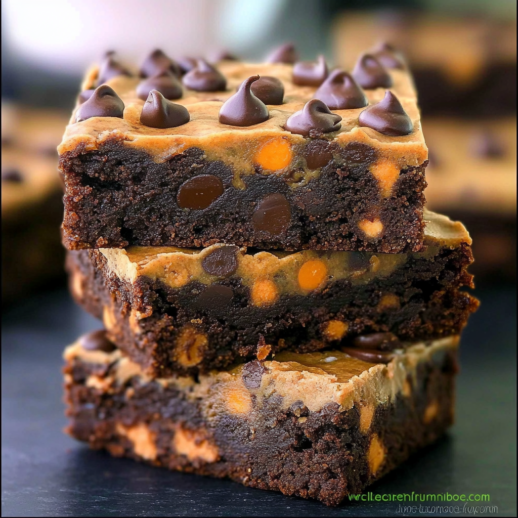 Recipe preparation for Pumpkin Workout Brownies