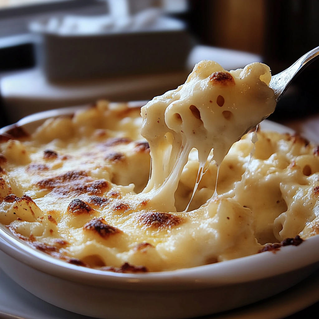 Recipe preparation for Baked Macaroni and Cheese