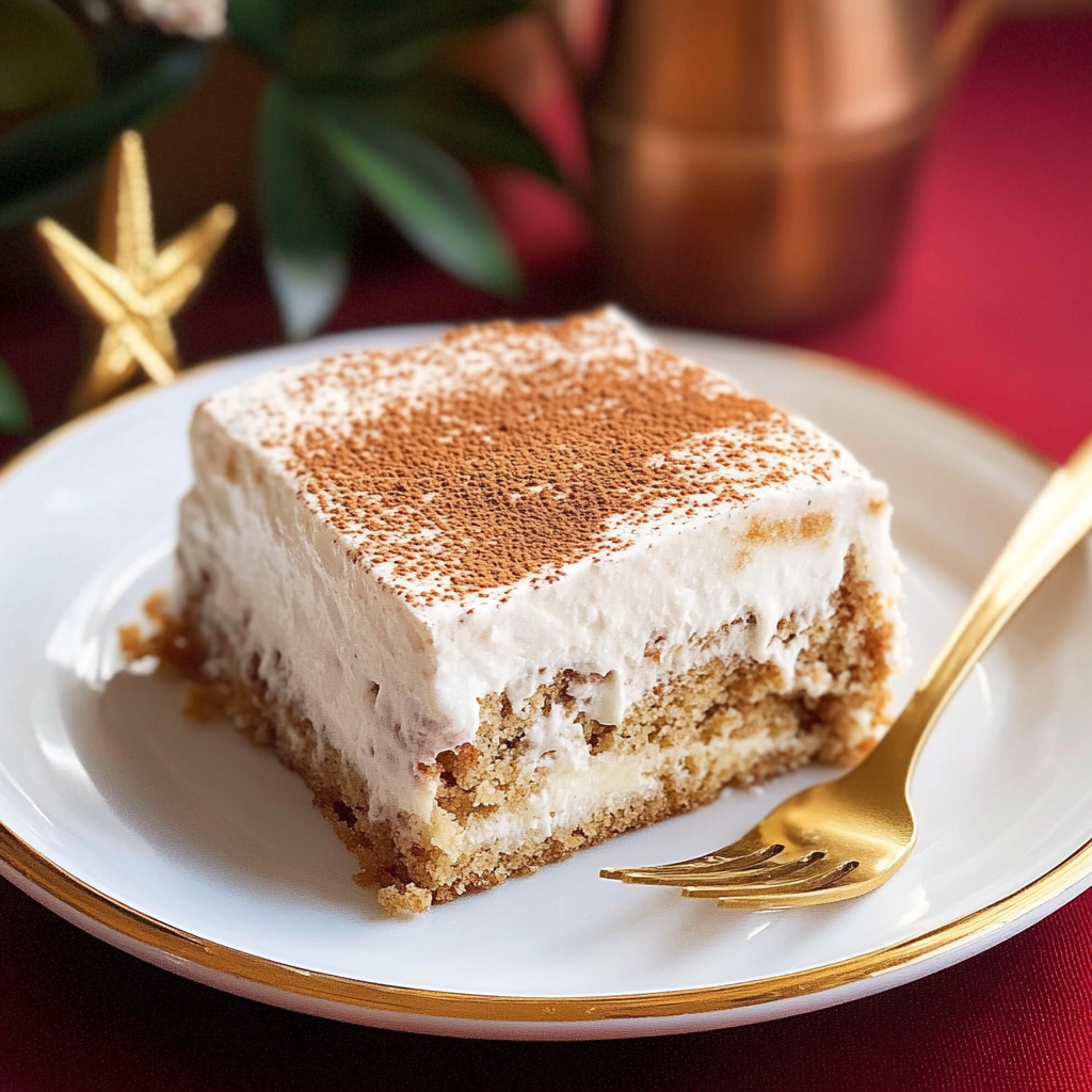 Recipe preparation for Gingerbread Tres Leches