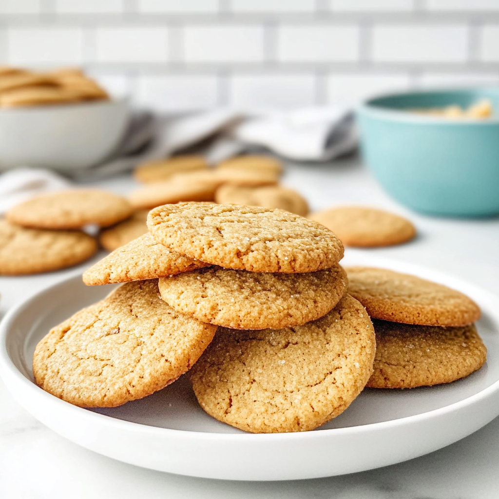 Recipe preparation for Gingerbread Maple Butter Cookies