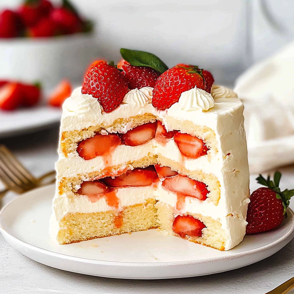 Recipe preparation for Strawberry Shortcake