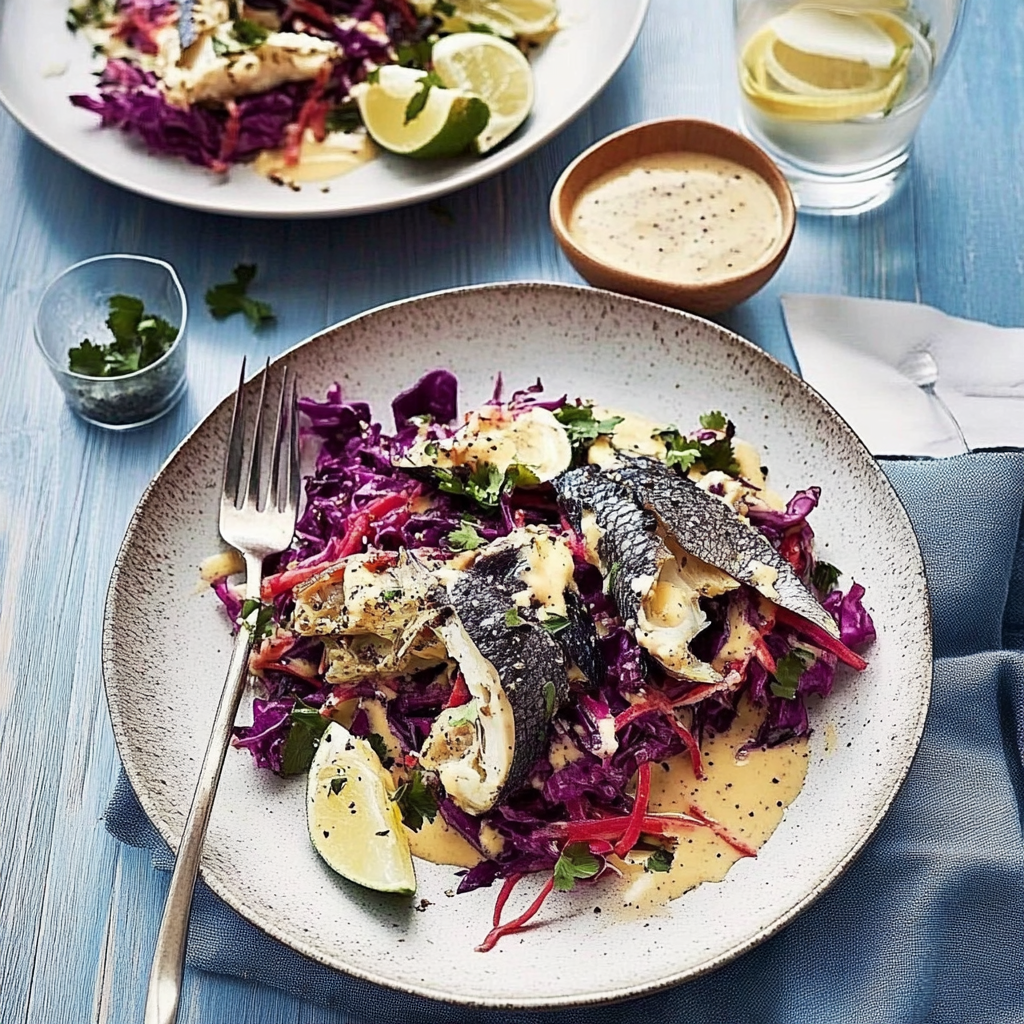 Recipe preparation for Cabbage & Sardine Salad