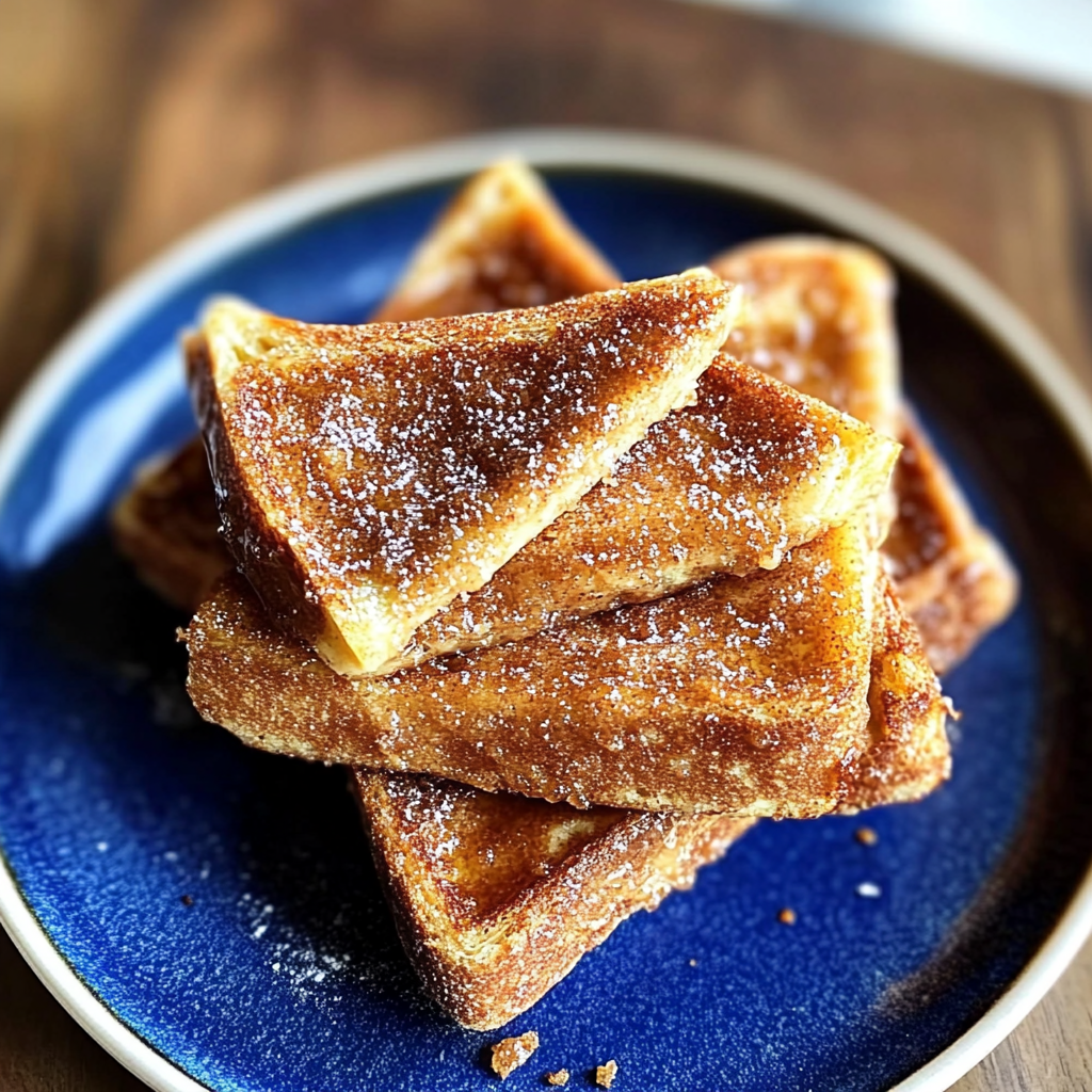 Recipe preparation for Cinnamon Sugar Butter Toasts