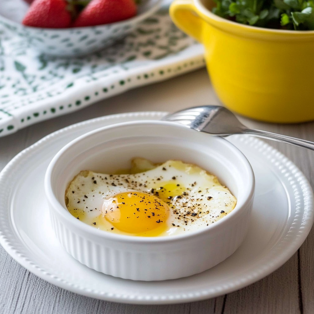 Recipe preparation for Coddled Eggs