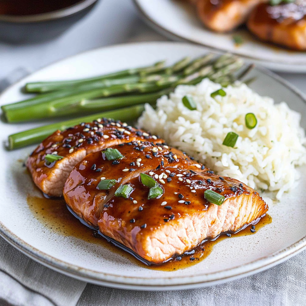 Recipe preparation for Korean Gochujang Salmon