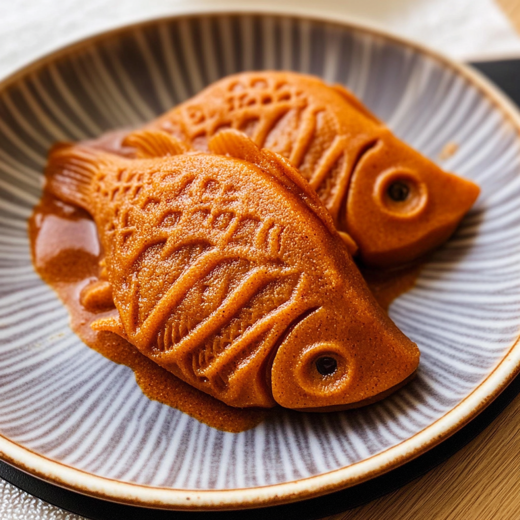 Recipe preparation for Japanese Fish Dessert
