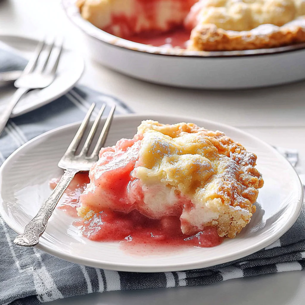 Recipe preparation for Rhubarb Cobbler