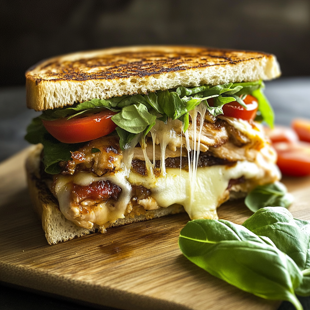 Recipe preparation for Italian Chicken Panini