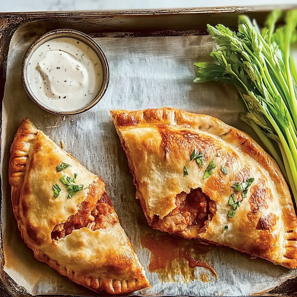 Recipe preparation for BBQ Chicken Calzone