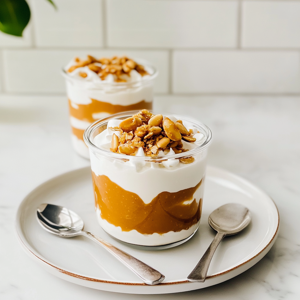 Recipe preparation for Pumpkin Yogurt Parfait
