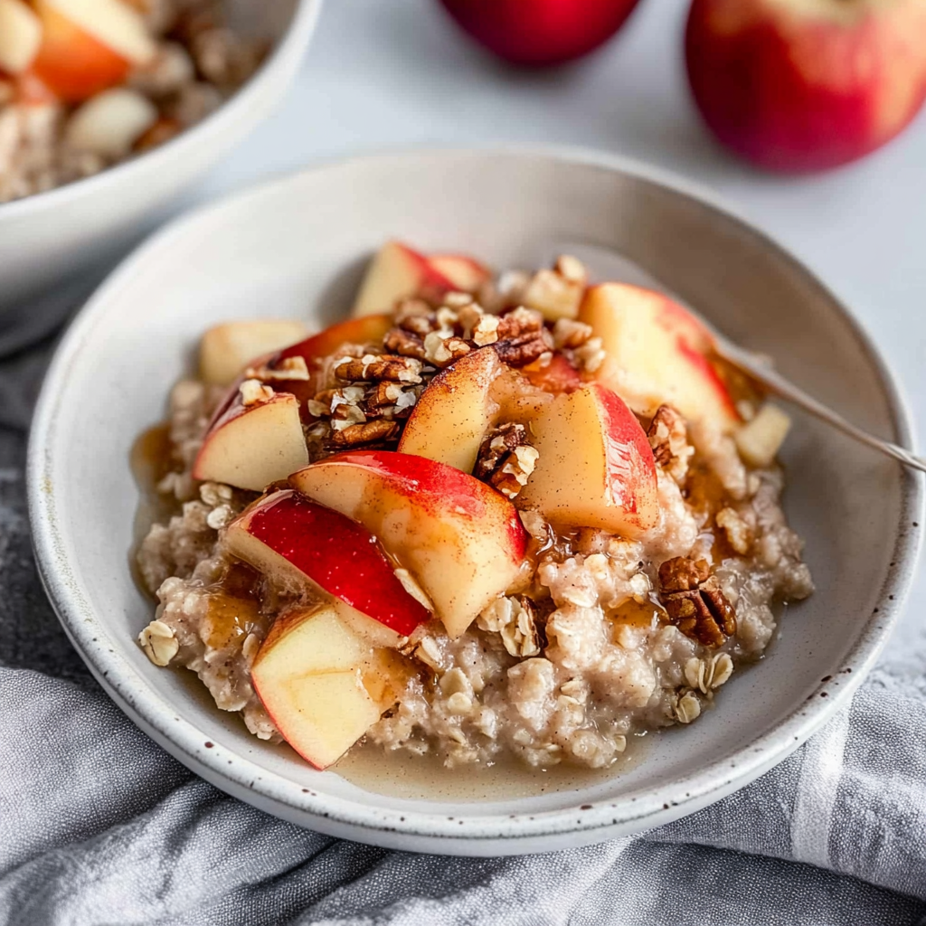 Recipe preparation for Apple Cinnamon Oatmeal