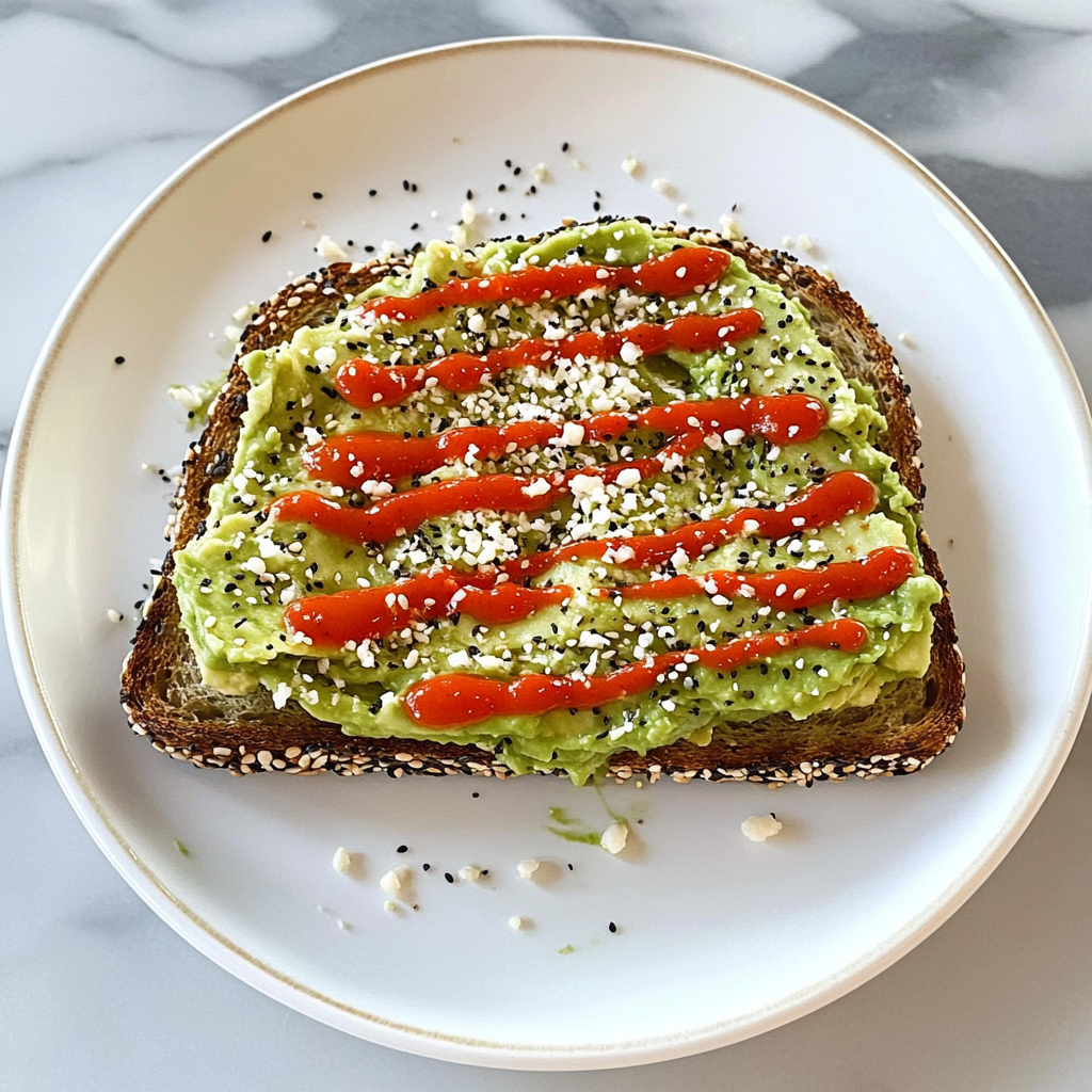 Recipe preparation for Everything Bagel Avocado Toast